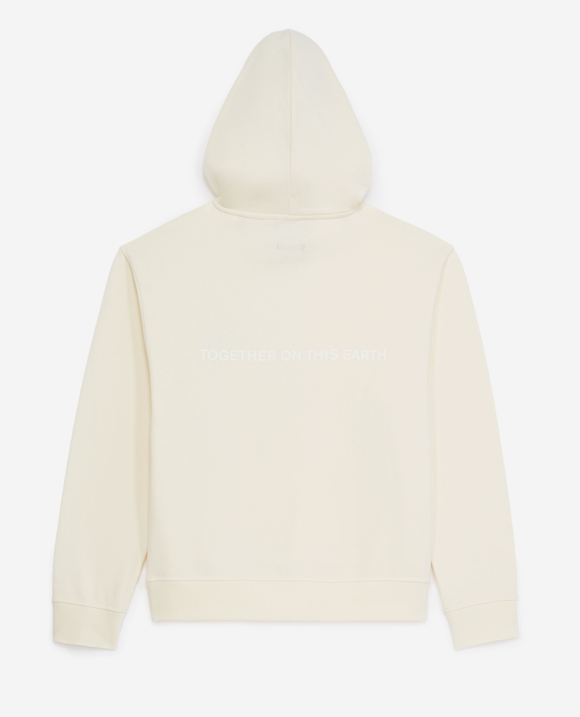 White hoodie, ECRU, hi-res image number null