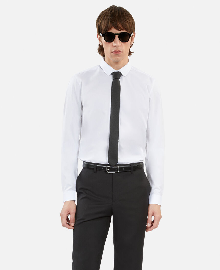 The Kooples MEN WHITE white cotton formal shirt