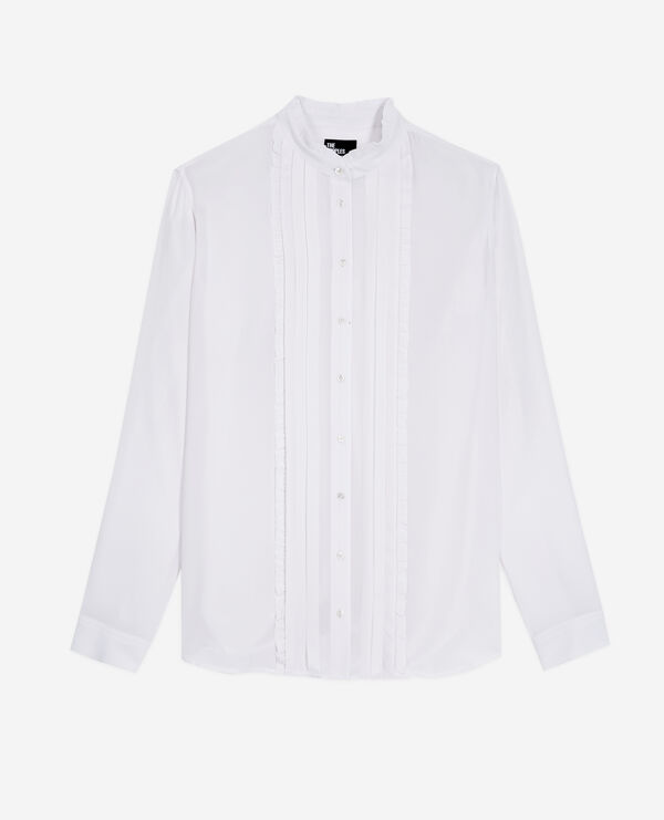 camisa fluida blanca
