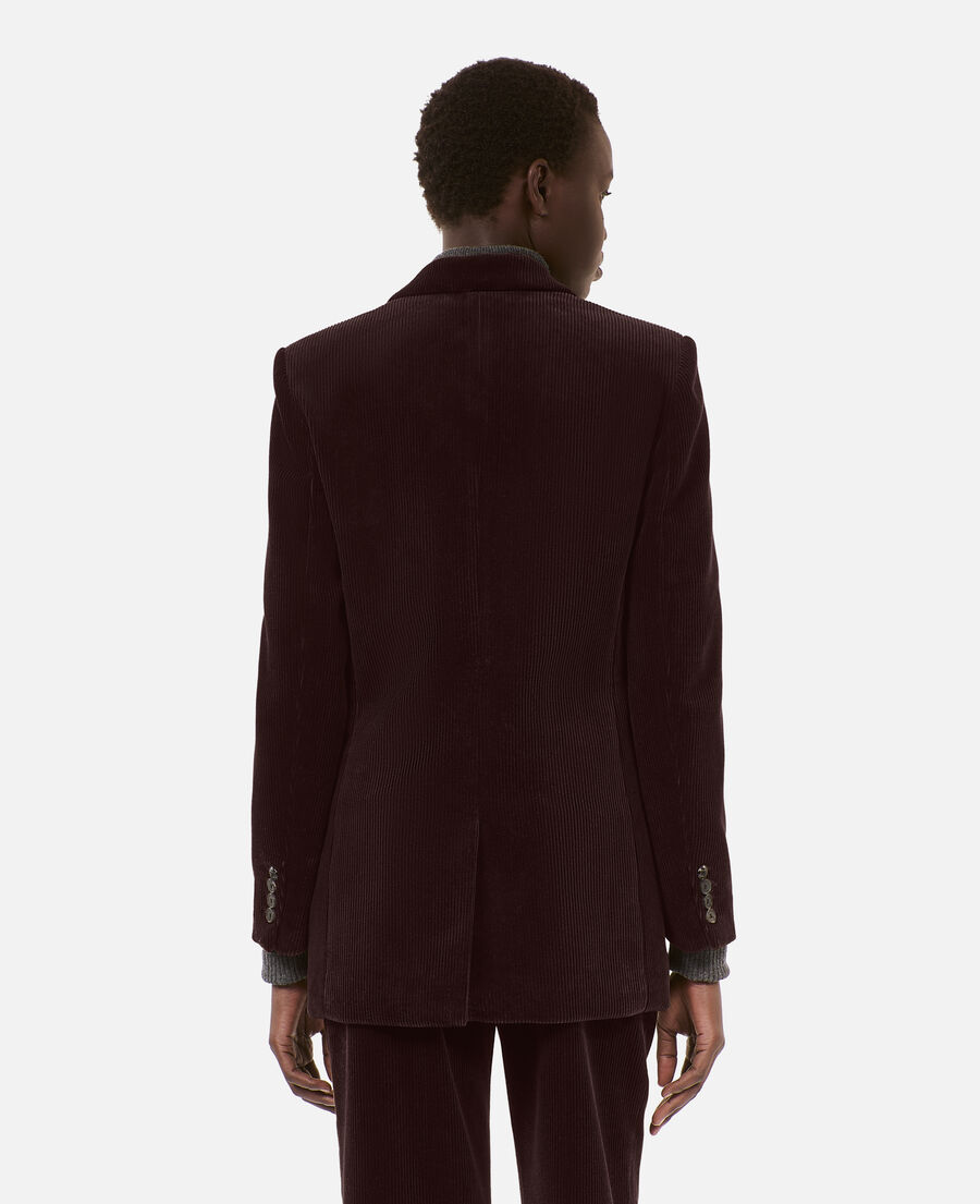 The Kooples F BROWN brown corduroy suit jacket