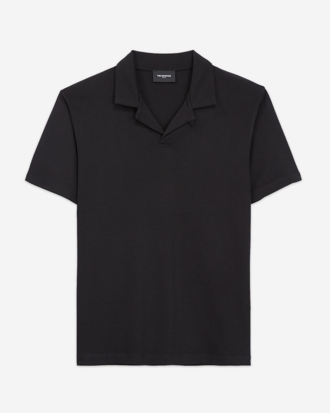 The Kooples HOMBRE BLACK camisa polo jersey algodón
