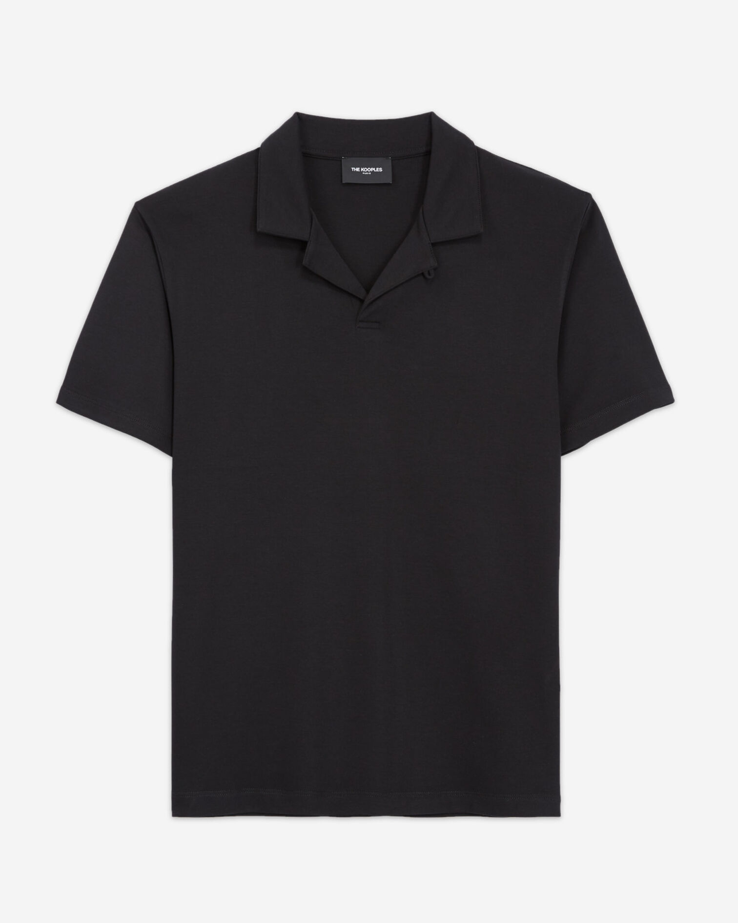 Camisa polo jersey algodón, BLACK, hi-res image number null