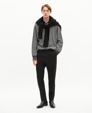 The Kooples MEN BLACK black straight pants
