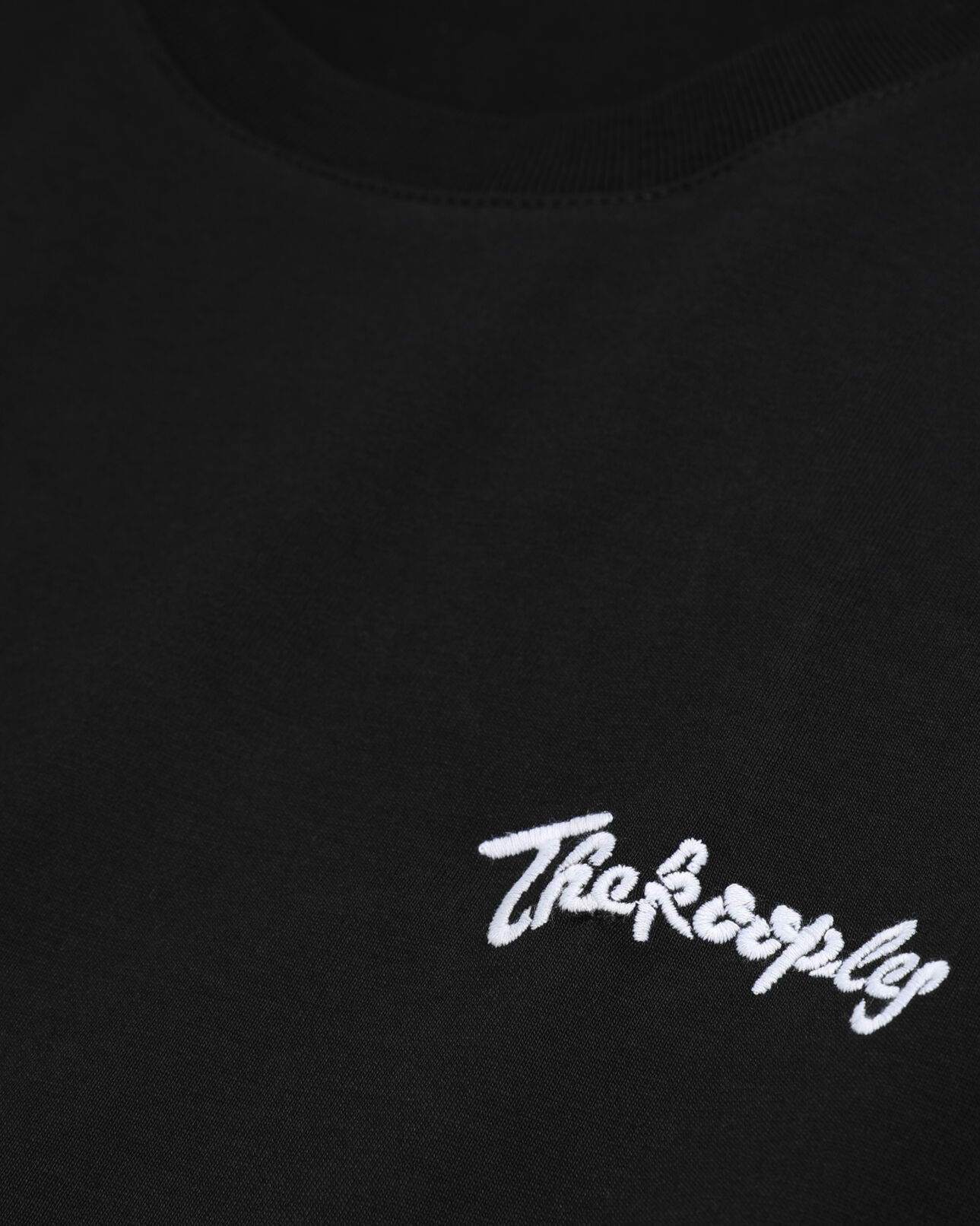 The Kooples HOMME BLACK t-shirt homme noir avec broderies