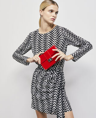 The Kooples MIXTE BLACK WHITE foulard imprimé noir et blanc