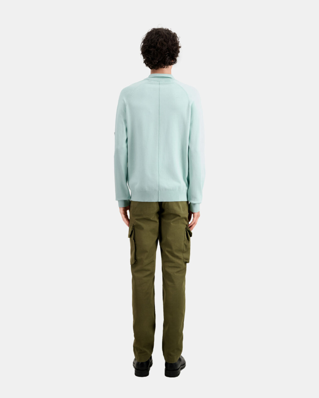 The Kooples HOMME OCEAN polo vert en maille