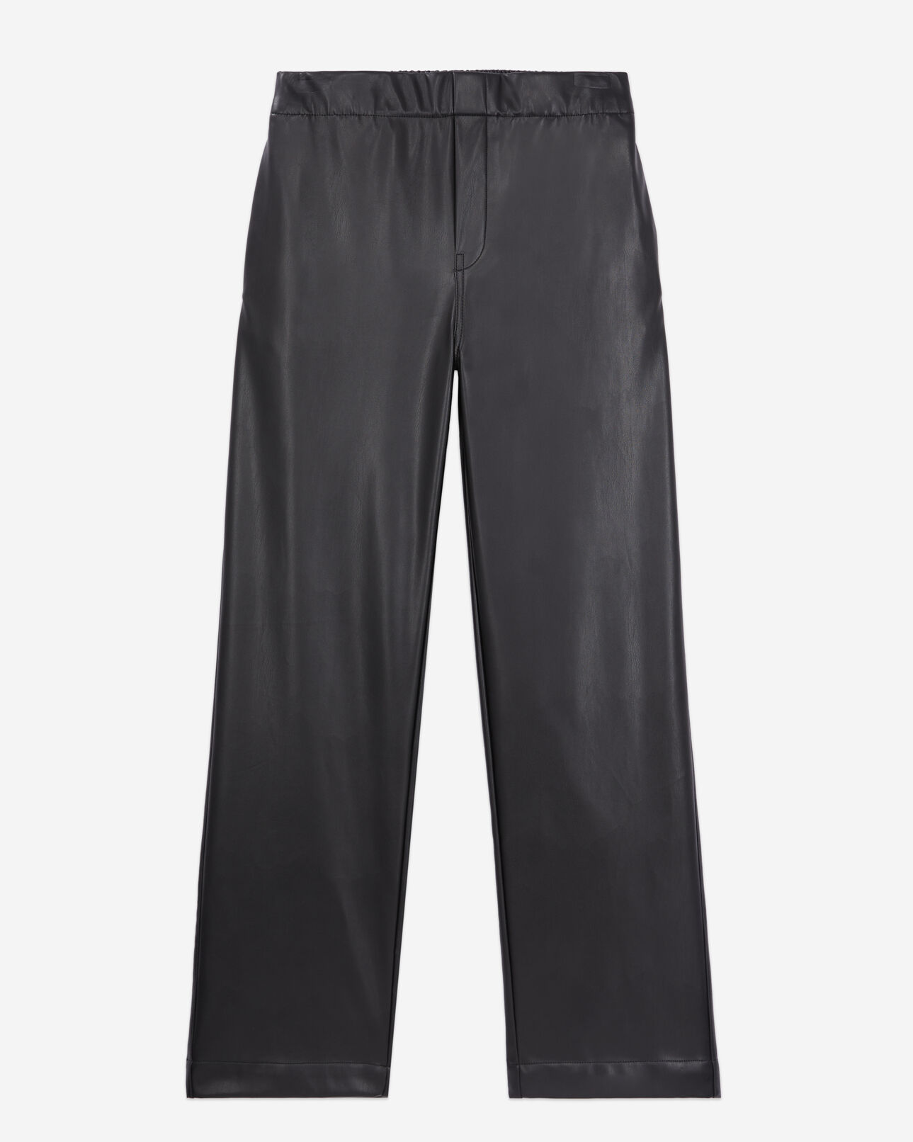The Kooples DAMEN BLACK schwarze hose in lederoptik