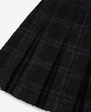 The Kooples F NAVY short navy pleated skirt