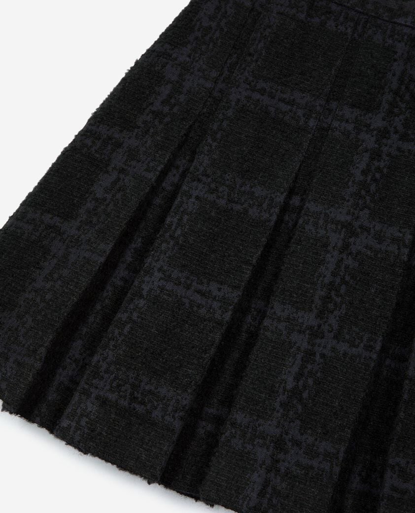 The Kooples FEMME NAVY jupe courte plissée marine