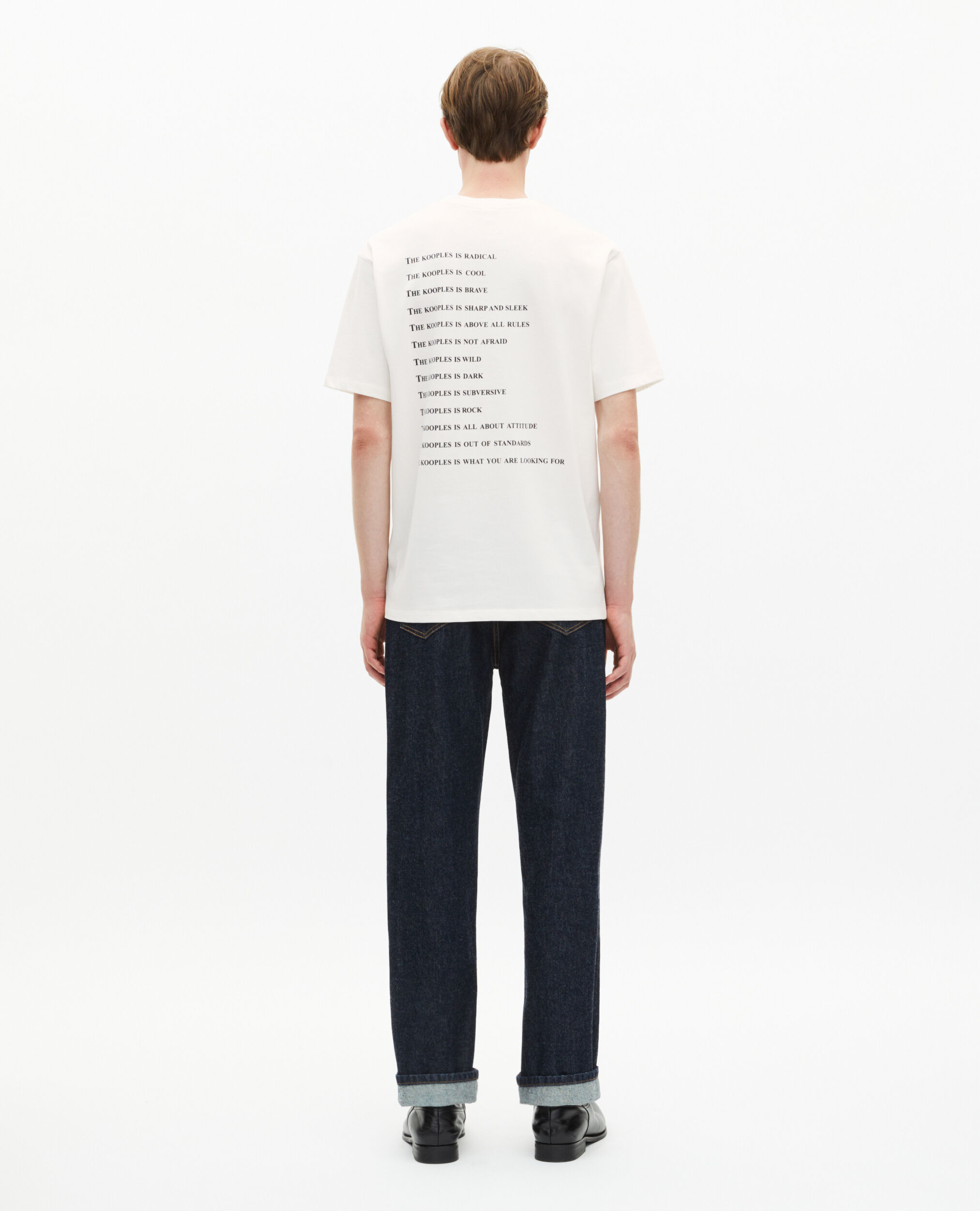 T-shirt What is à strass blanc, WHITE, hi-res image number null