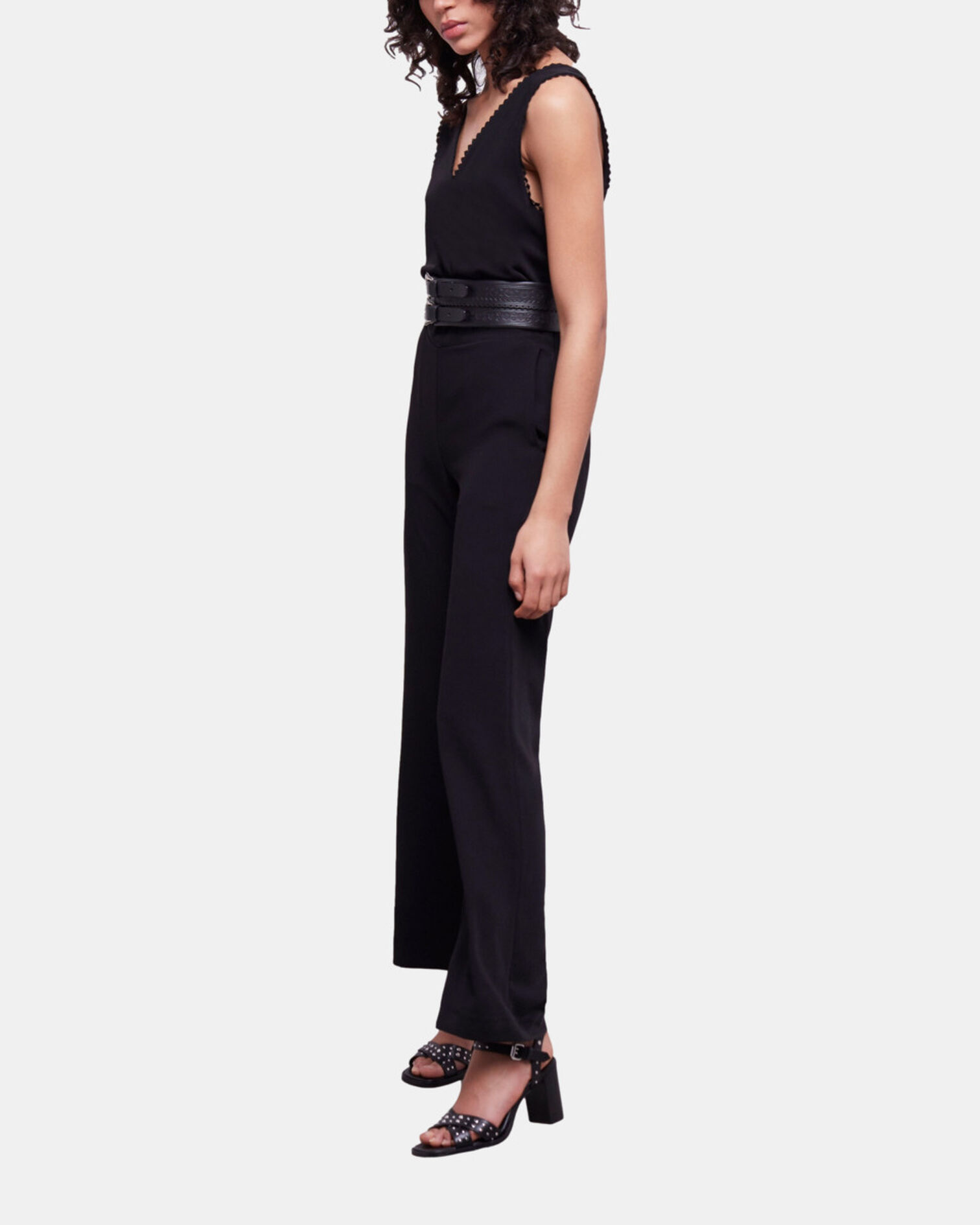 Black jumpsuit, BLACK, hi-res image number null