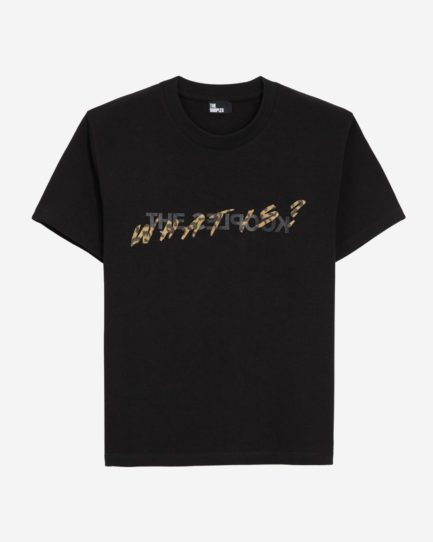 T-shirt What is noir et léopard, BLACK, hi-res image number null