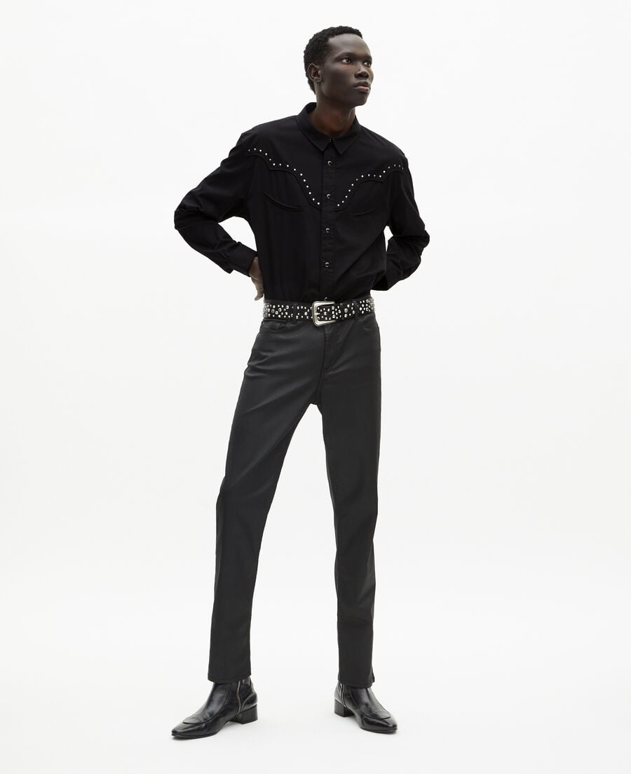 The Kooples MEN BLACK black western shirt