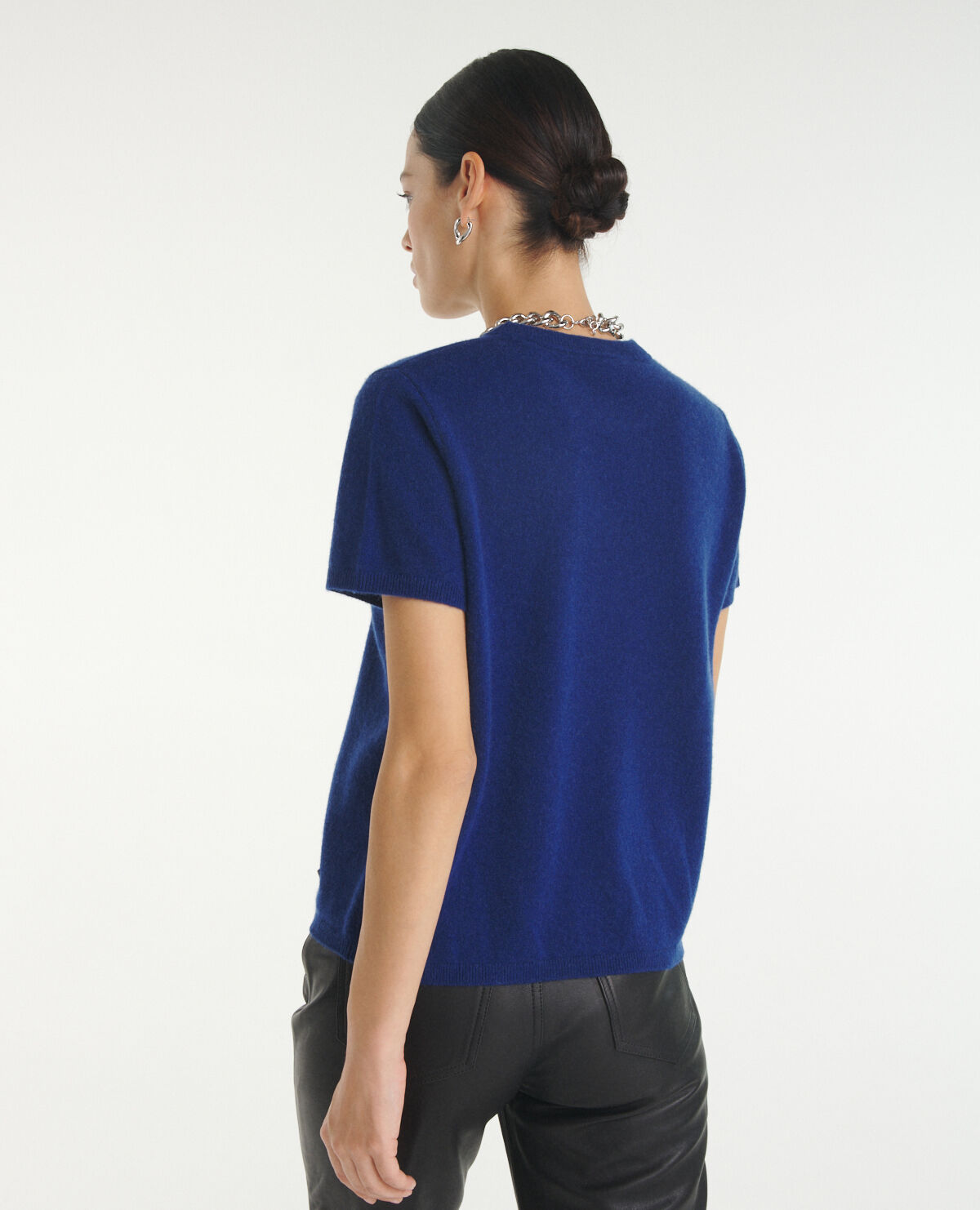 Short sleeve outlet cashmere sweater