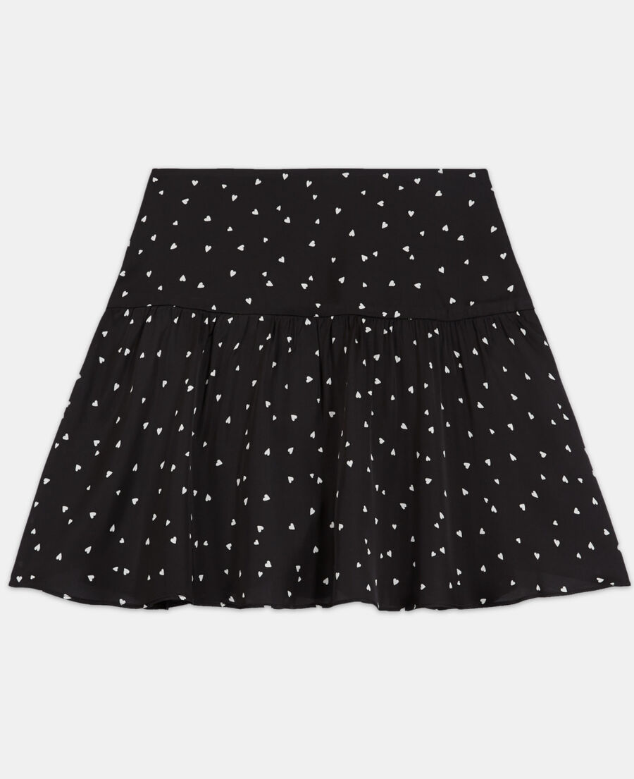 short printed skirt