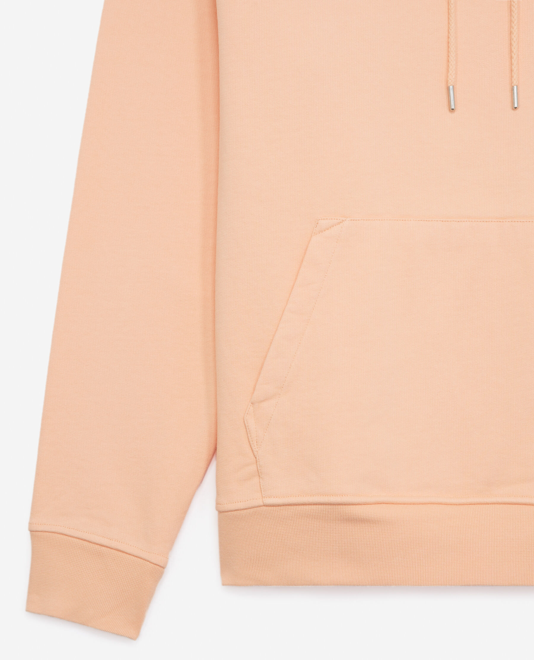 Coral hoodie with logo in middle The Kooples Canada