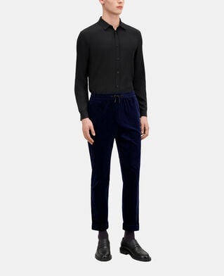 The Kooples MEN NAVY navy blue corduroy trousers