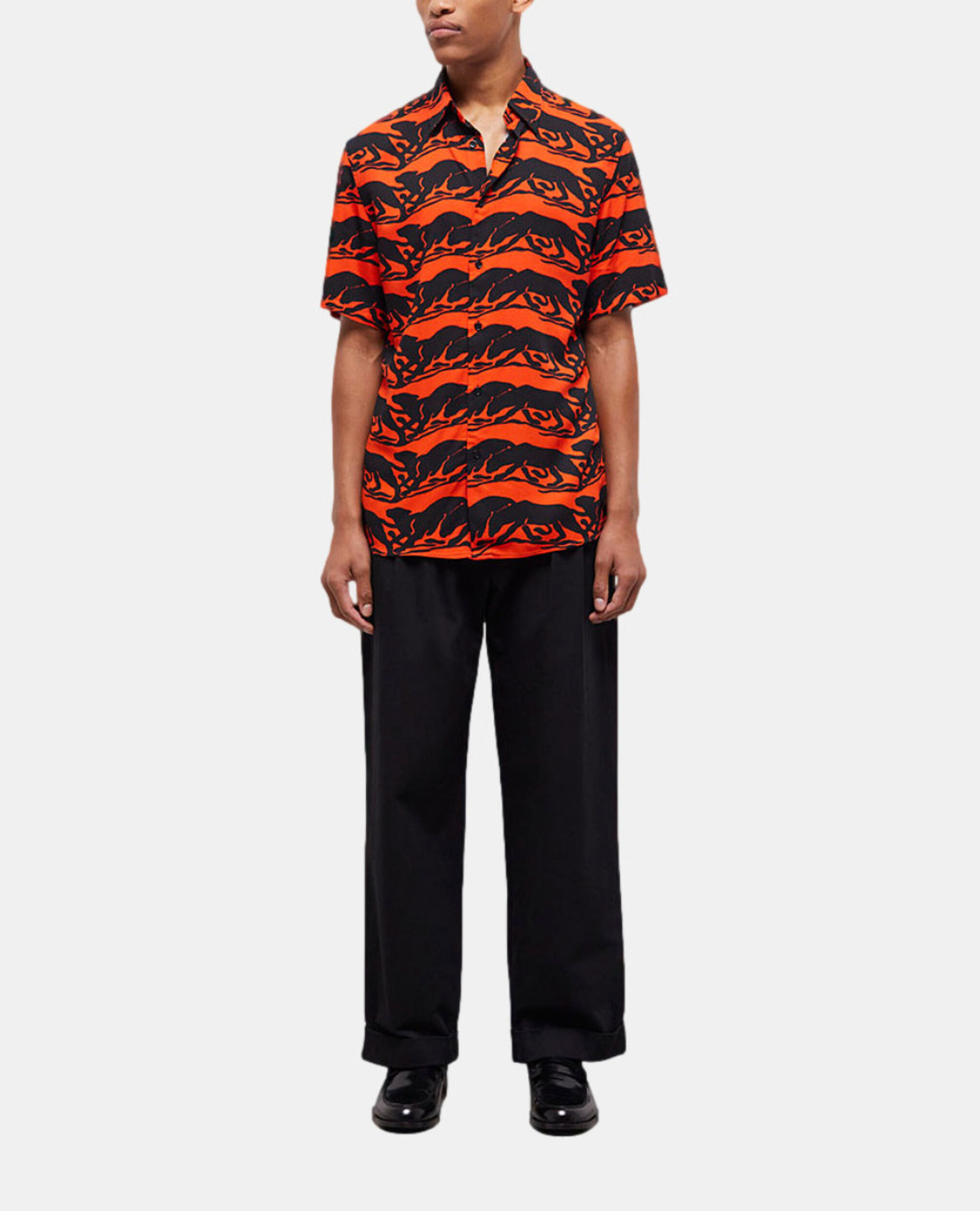 Camisa informal pantera, BLACK - RED, hi-res image number null