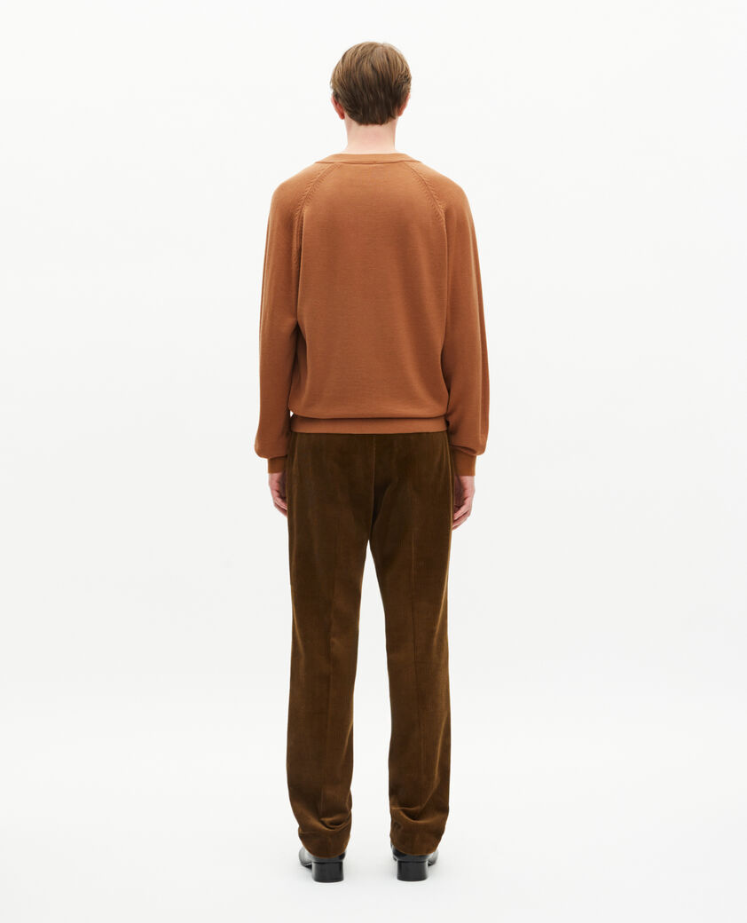 The Kooples HOMME CAMEL cardigan en laine camel