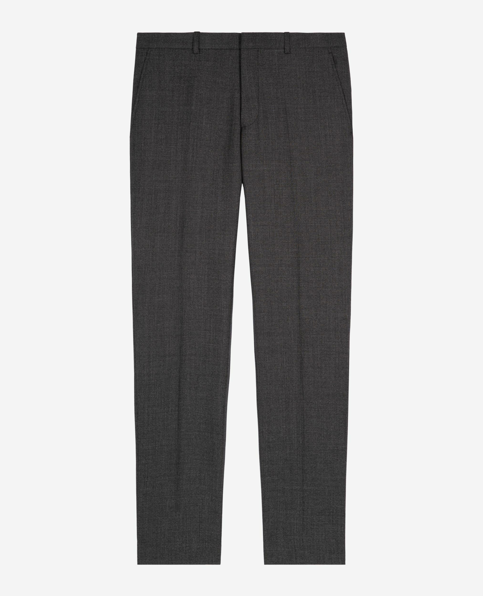 Grey straight suit pants, GREY, hi-res image number null