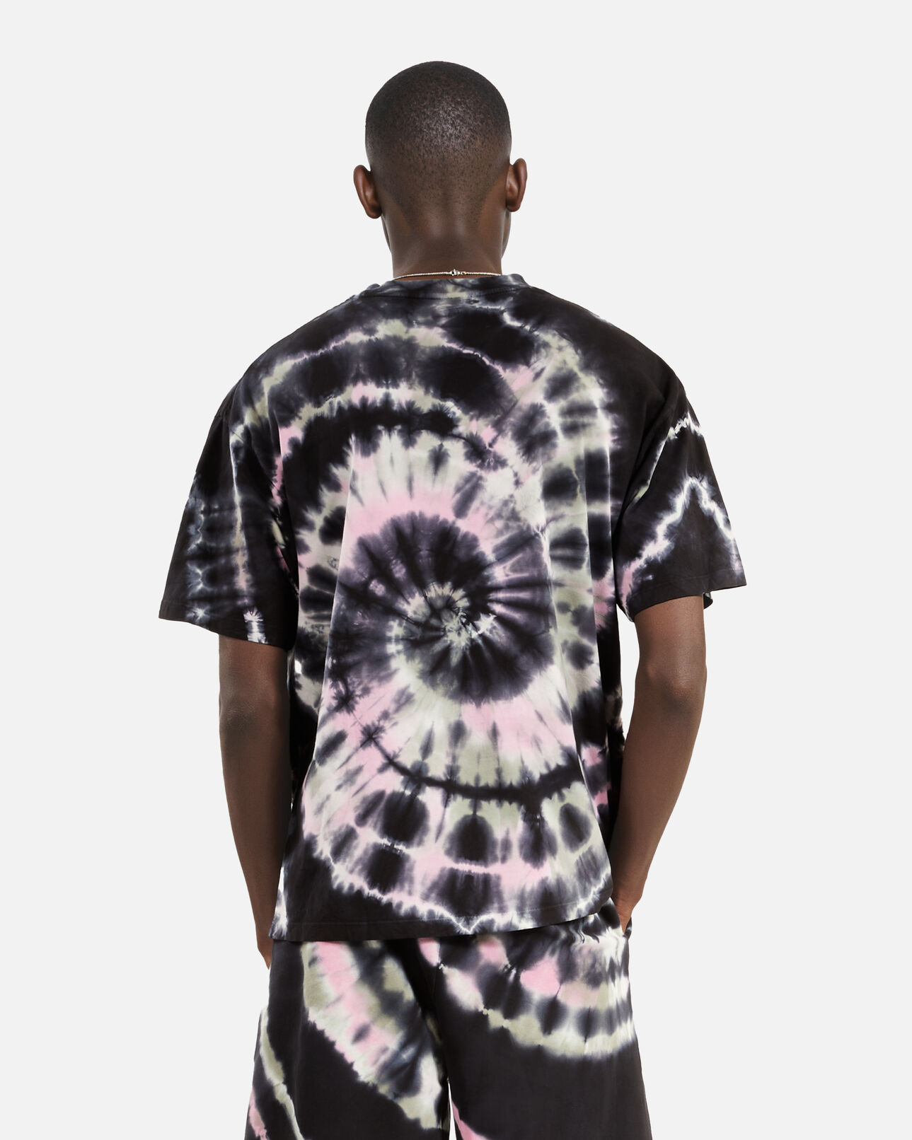 The Kooples HERREN ECRU GREEN t-shirt tie and dye