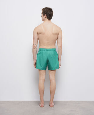 The Kooples HOMME GREEN short de bain vert avec logo