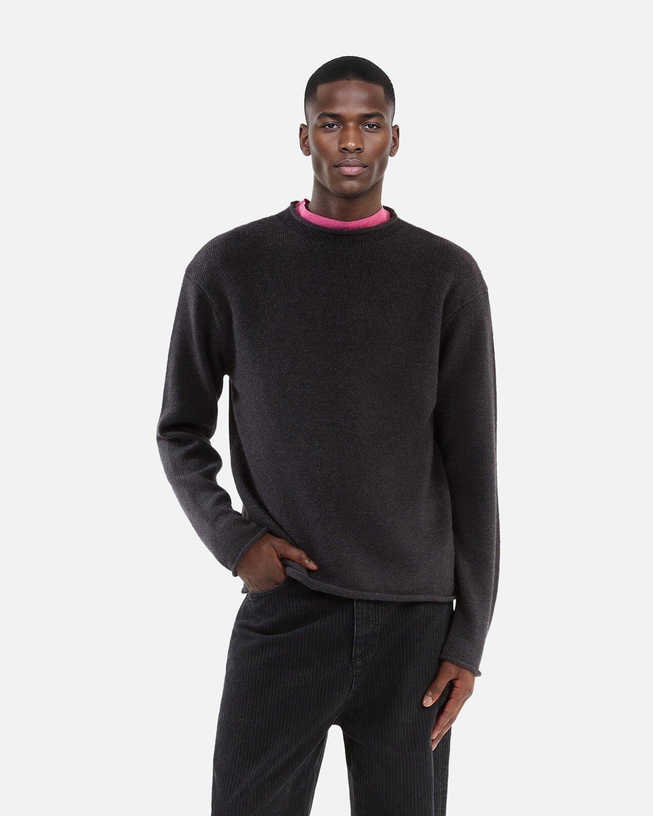 The Kooples HOMBRE MIDDLE GREY MEL jersey de lana gris