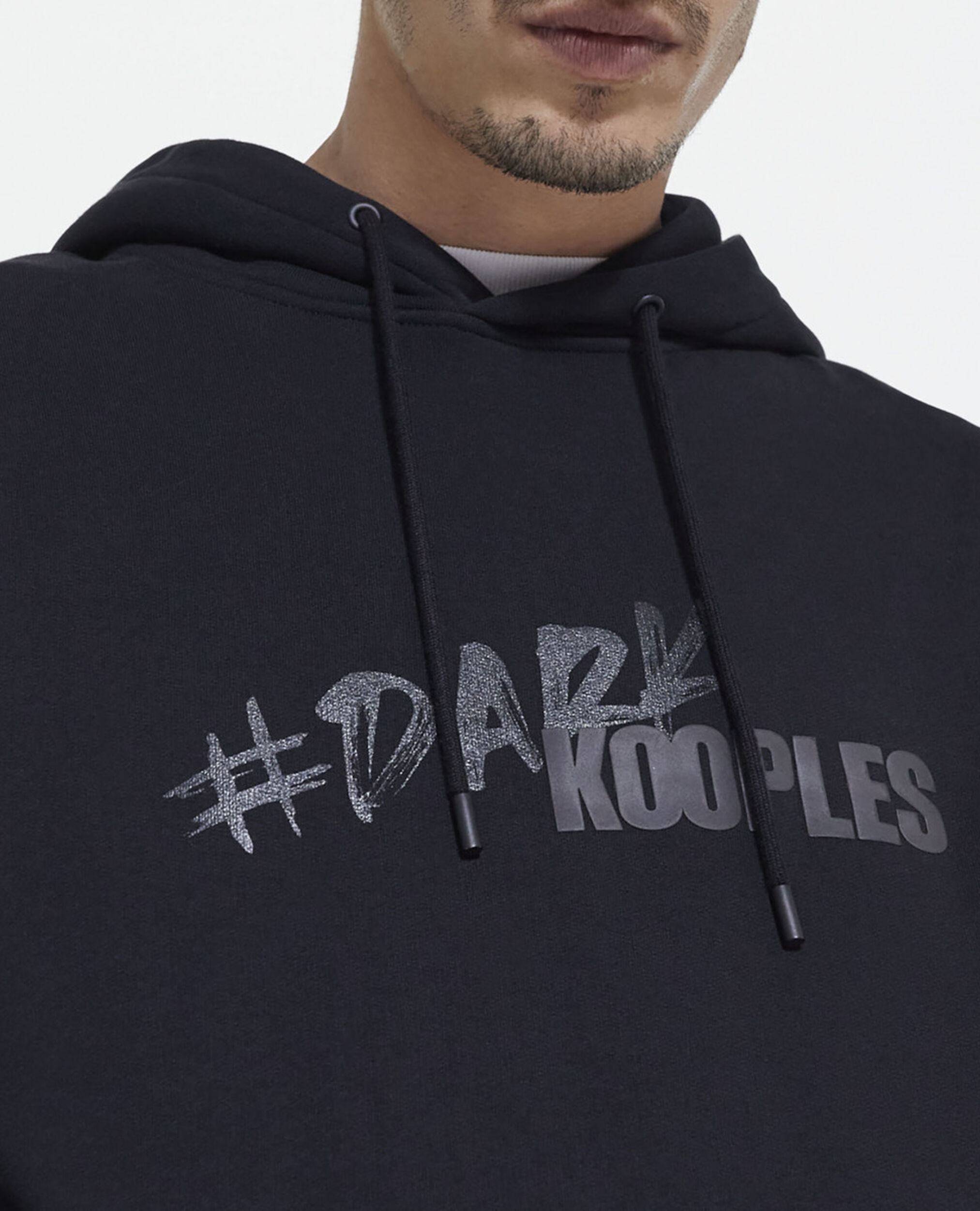 The Kooples logo sweatshirt, BLACK, hi-res image number null
