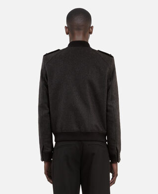 The Kooples HOMME DARK GREY blouson teddy gris