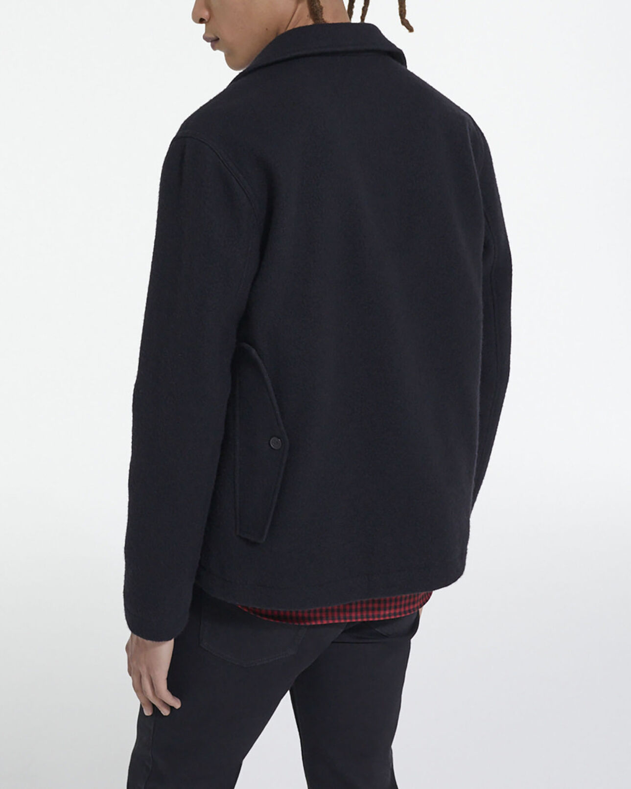 The Kooples MEN BLACK black wool jacket