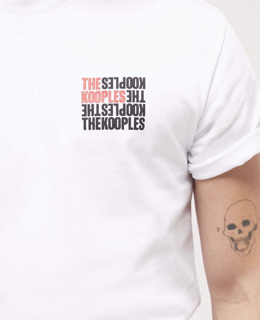 weißes t-shirt mit the kooples logo