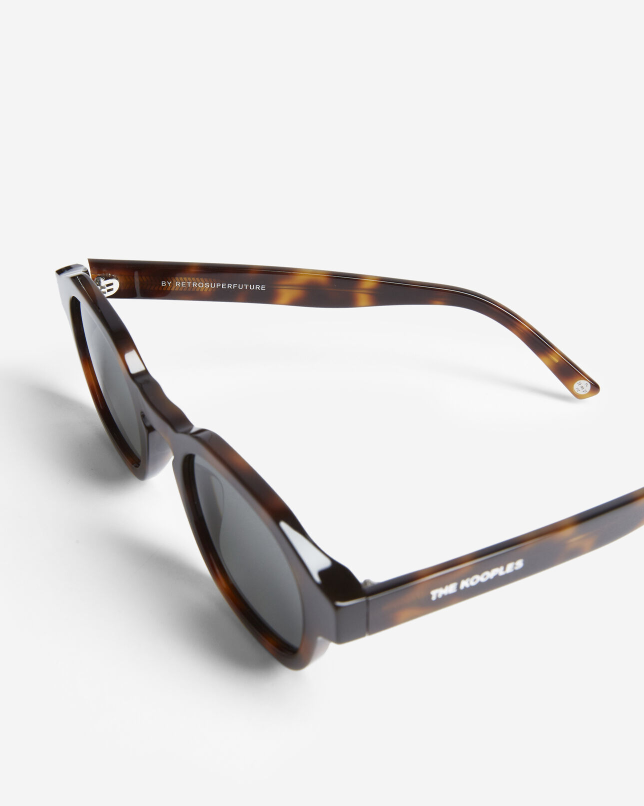 The Kooples WOMEN BROWN brown tortoiseshell sunglasses