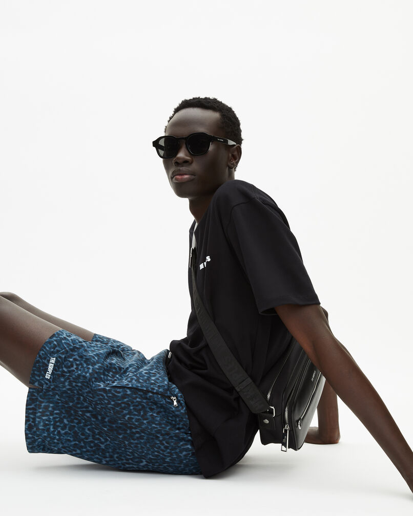 The Kooples HOMME BLUE maillot de bain imprimé bleu