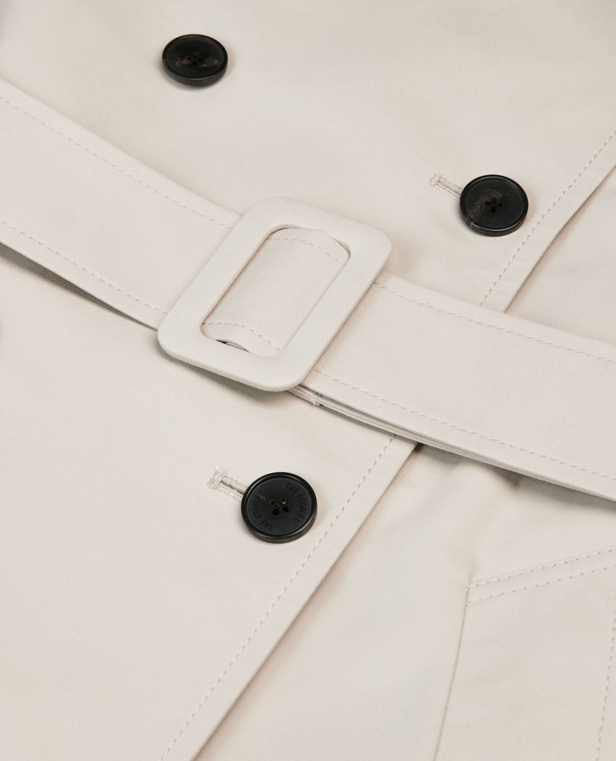 Langer beiger Trenchcoat, BEIGE, hi-res image number null