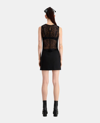 The Kooples FEMME BLACK top court noir en dentelle