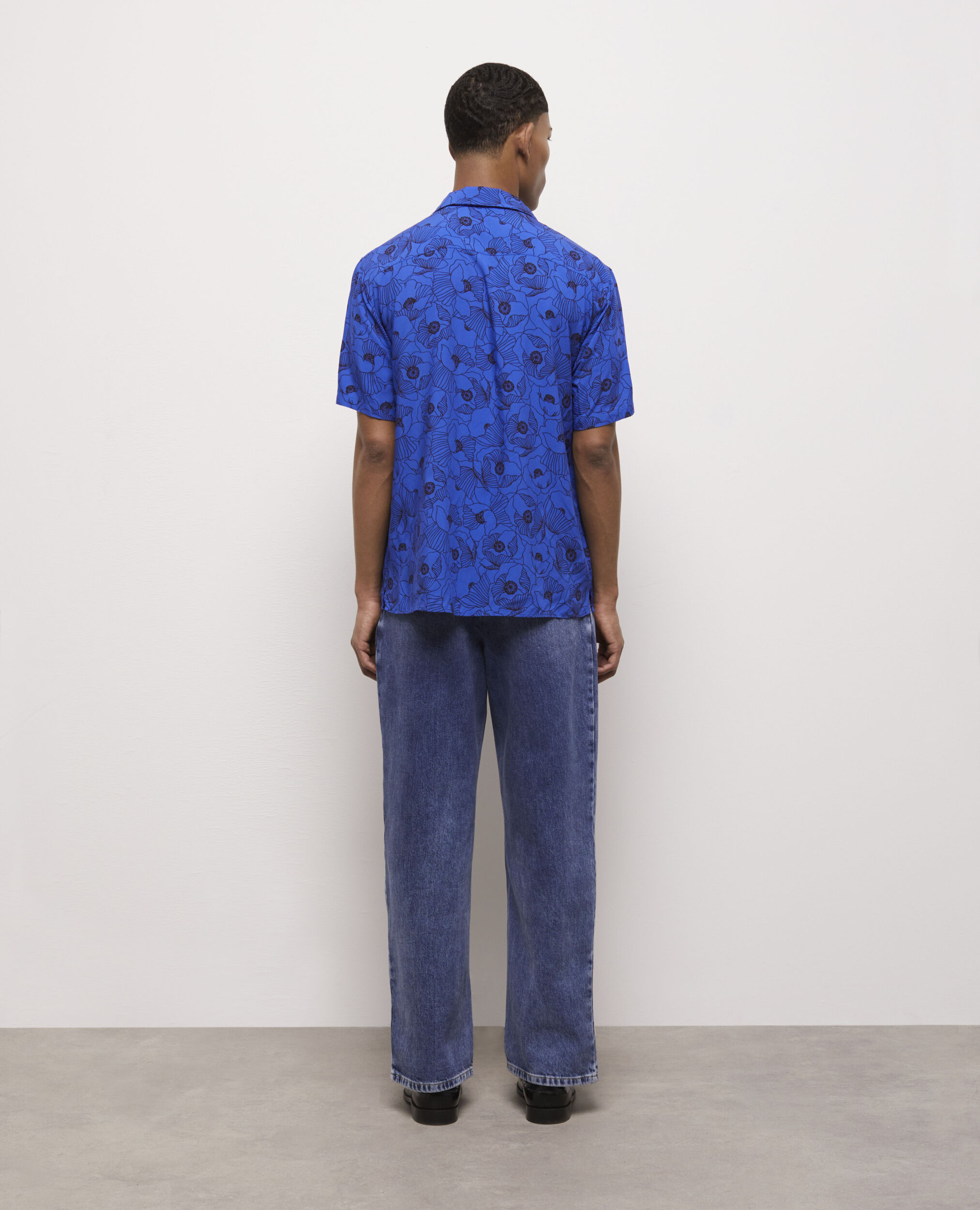 Chemise imprimée, BLUE, hi-res image number null