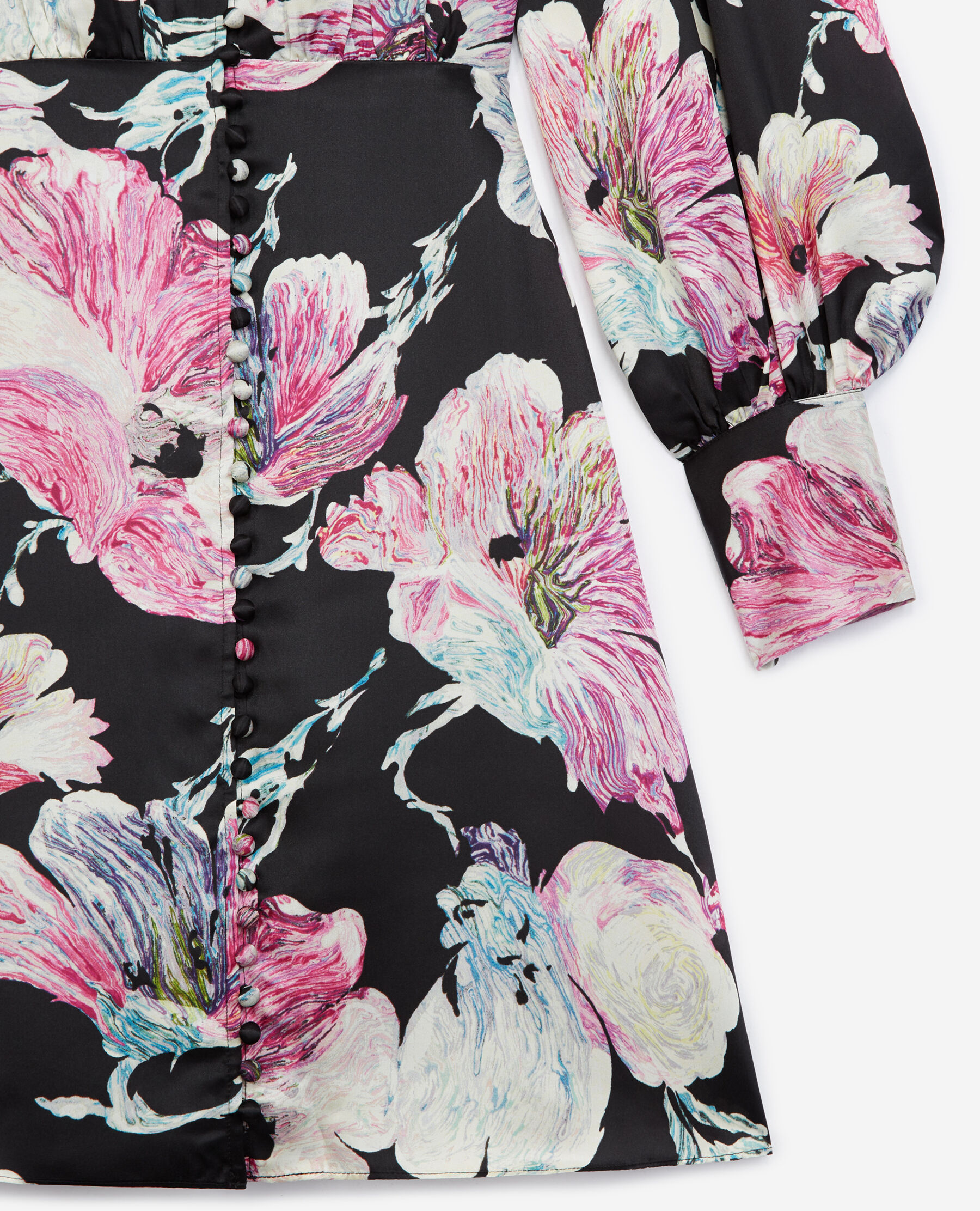 Robe the top kooples soie fleurs