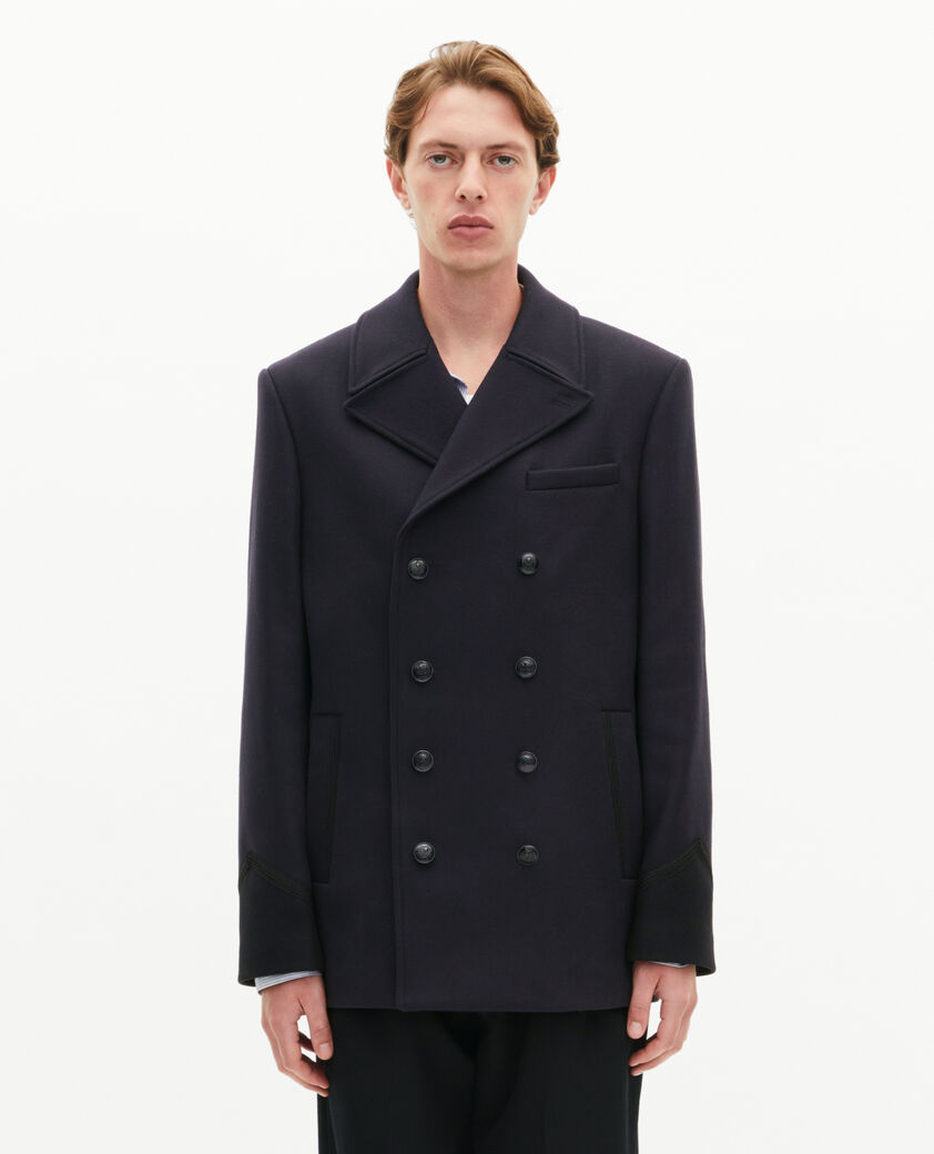 The Kooples MEN NAVY navy pea jacket