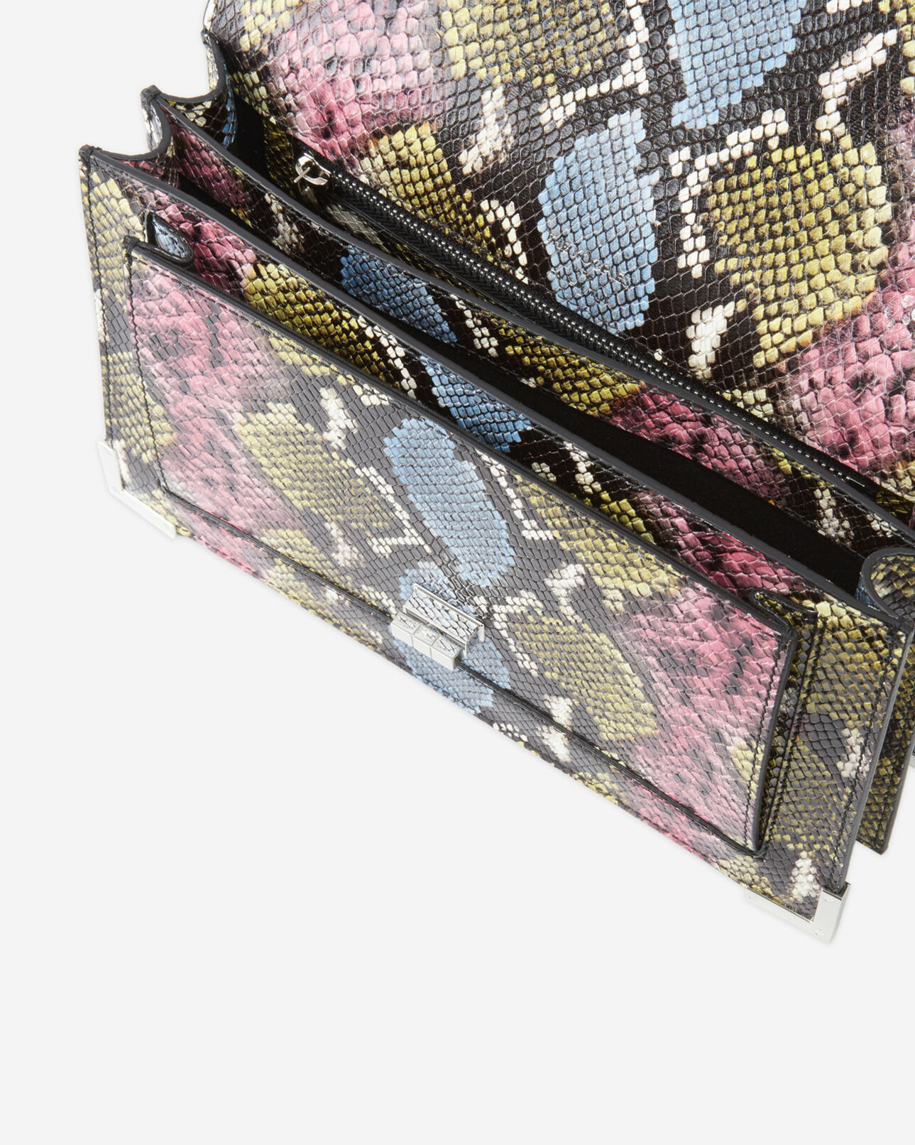 The Kooples WOMEN MULTICOLOR medium emily bag in multicolored leather