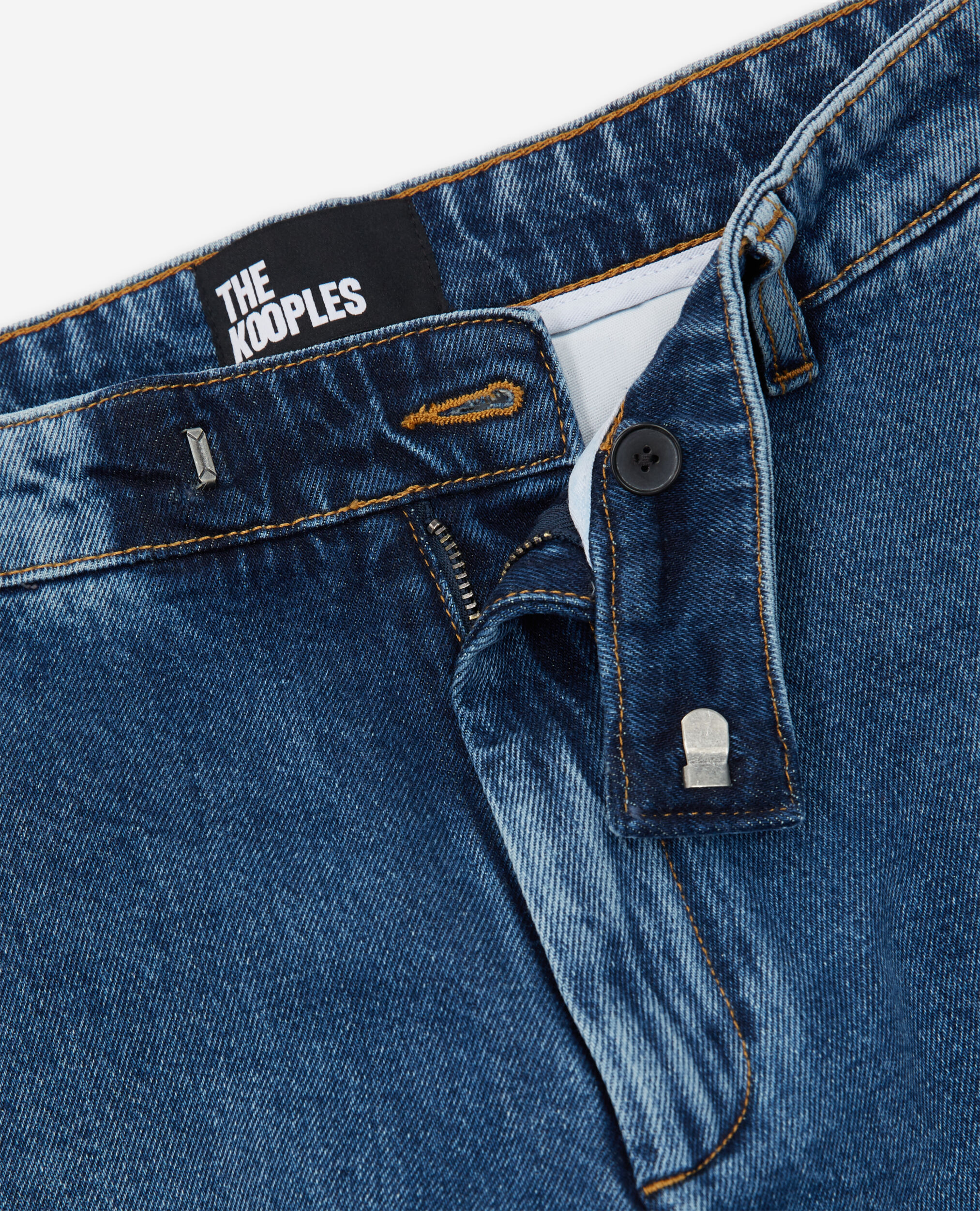 Wide-leg blue jeans, BLUE DENIM, hi-res image number null