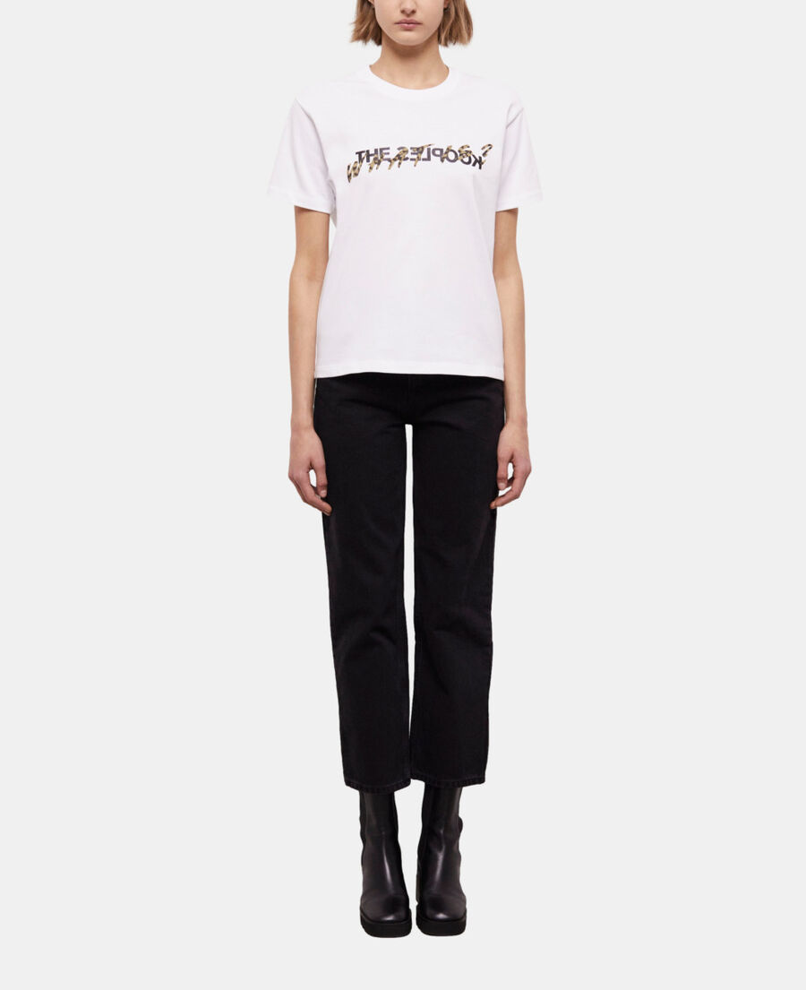 Women's white what is t-shirt | The Kooples - US