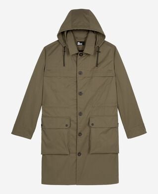 The Kooples HOMBRE KAKI parka caqui con capucha