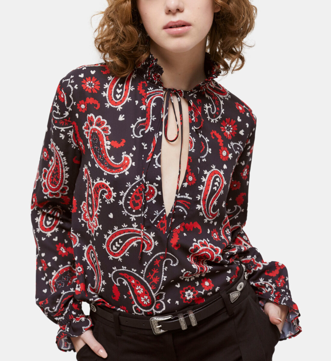 Blouse fleurie shop the kooples