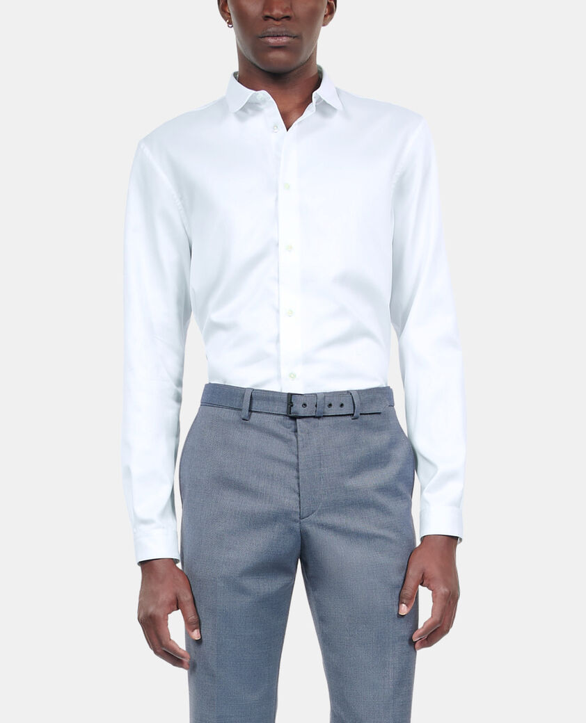 The Kooples HERREN WHITE elegantes, wei&szlig;es hemd