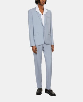 The Kooples HOMME BLACK mocassins en cuir noir avec empi&egrave;cements m&eacute;talliques