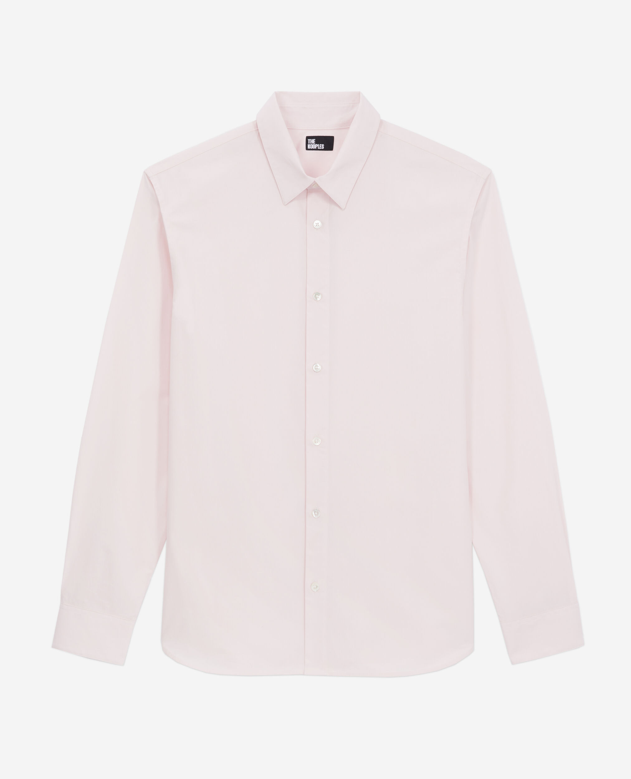Chemise rose en popeline, PASTEL PINK, hi-res image number null