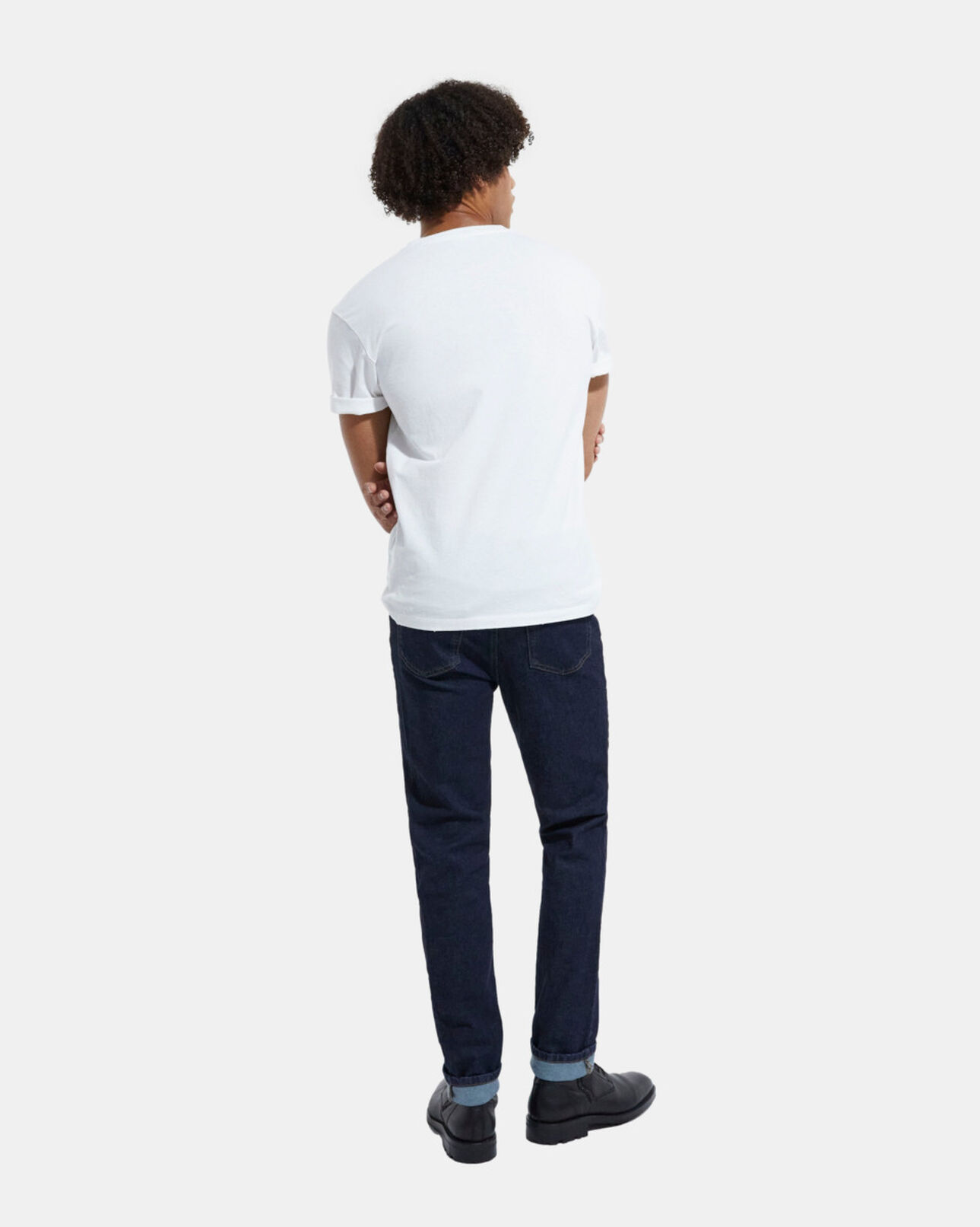 The Kooples MEN WHITE white screen print t-shirt