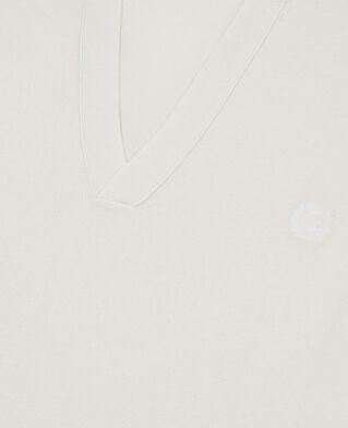 The Kooples H LIGHT BEIGE beige tunic-neck sweater