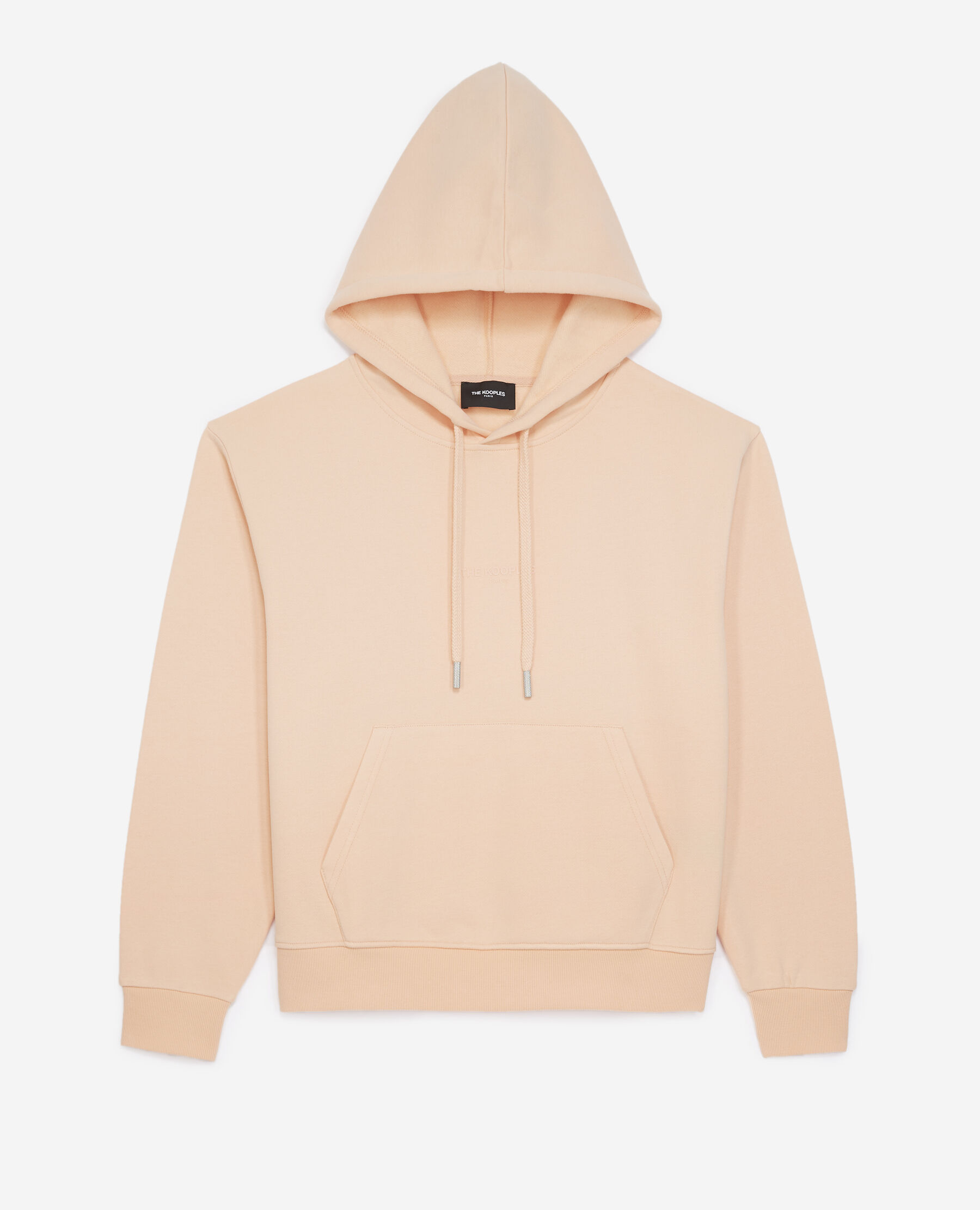 Coral hoodie top women's