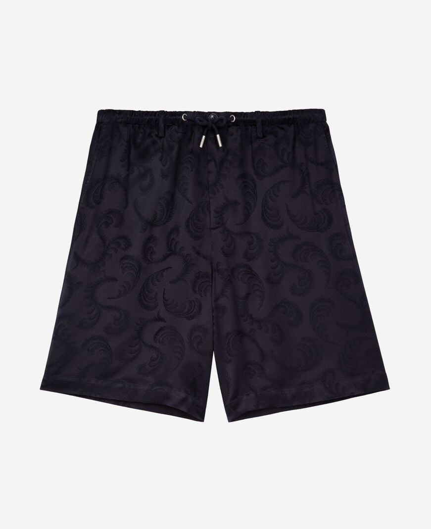 The Kooples MEN NAVY navy jacquard shorts